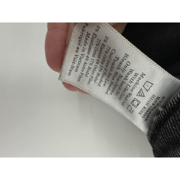 Everline Curvy 10" High-Rise Skinny Jeans in Black Frost Women Size 26 - Picture 6 of 6